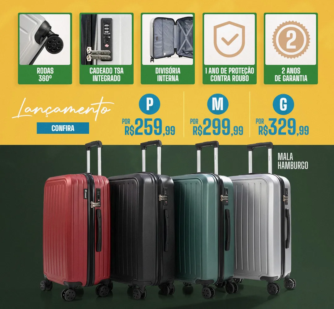 Banner Viagem Lançamento malas hamburgo-sevilha atributos oferta_1