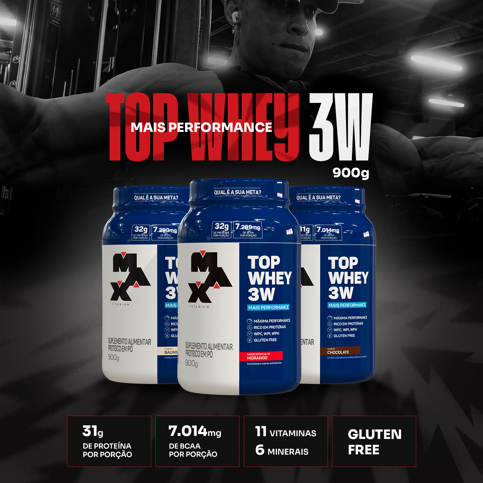 sabores suplemento 3W max
