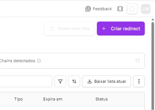 Redirect individual interface