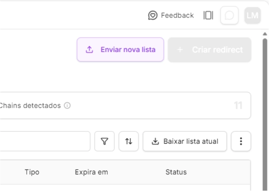 Mass import interface